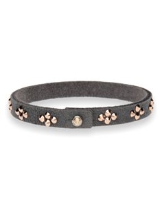 Karo Tennis Bracelet Grey Rose