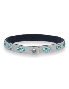 Karo Tennis Bracelet Baby Blue