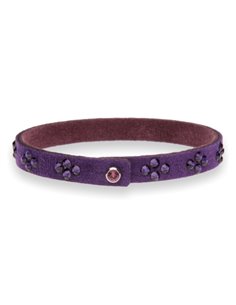 Karo Tennis Bracelet Violet Purple