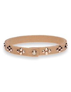 Karo Tennis Bracelet Rose Gold