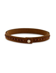 Tennis Solo Bracelet Brown Smoked