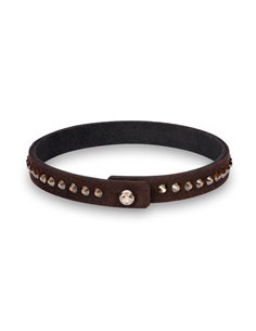 bracelet Tennis Solo Dark Brown Bronze