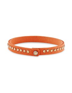 Tennis Solo Bracelet Orange Golden