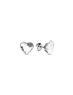 Kolczyki Heart Studs Crystal