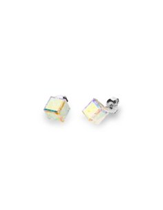 Kolczyki Medium Cube Studs Aurore Boreale