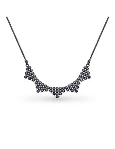 Naszyjnik Meno Jet Hematite