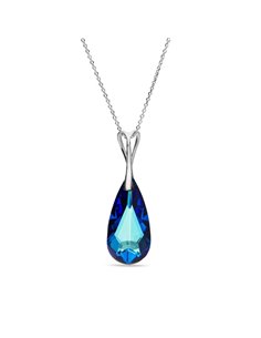 Teardrop Pendant Bermuda Blue