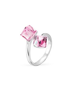 Cube Ring Light Rose