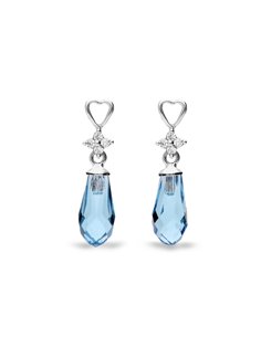 Boucles d'Oreilles Pure Droplet Aquamarine