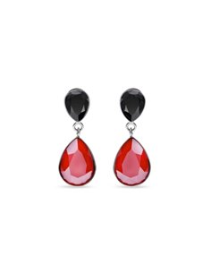 Boucles d'Oreilles Pera Royal Red