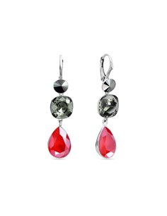 Boucles d'Oreilles Classico Royal Red