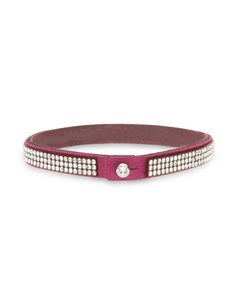 Bransoletka Tennis Triple Fuchsia Crystal