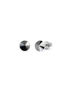 Small Candy Studs Earrings Hematite