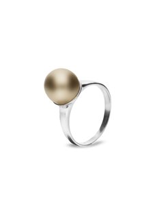 Pierścionek Single Pearl Bronze